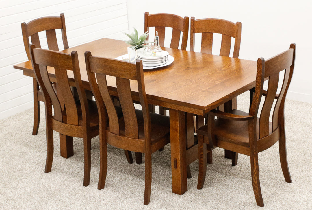 Hollis Mission Trestle Dining Collection