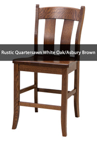 Augusta 24" Stationary Bar Chair