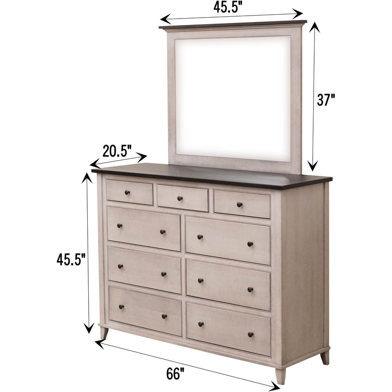 Charlotte 9-Drawer Tall Dresser