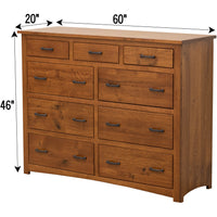 Cortland 9-Drawer Tall Dresser