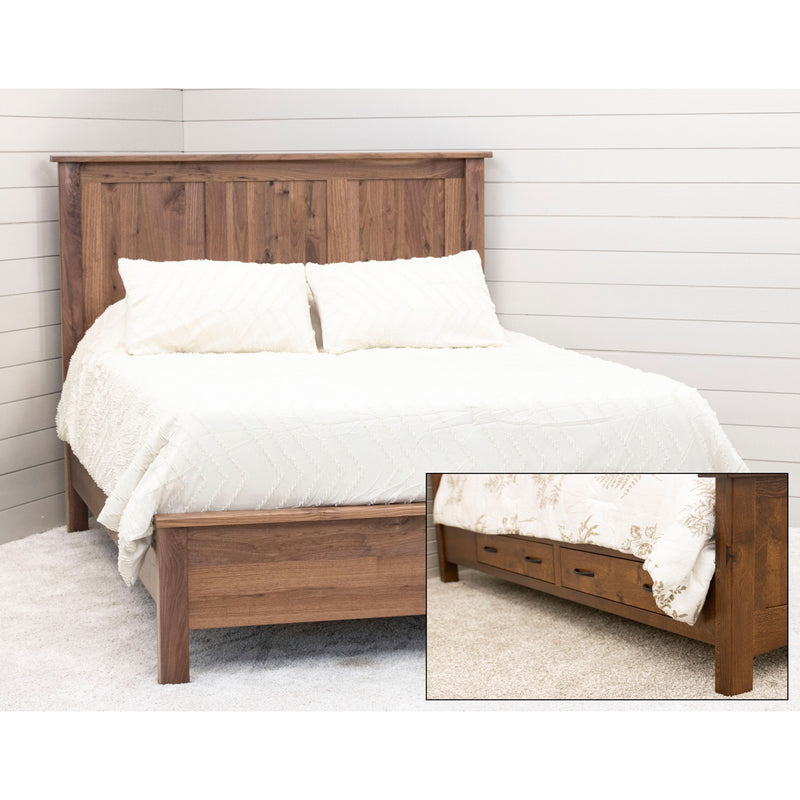 Millersburg Wood Panel Bed
