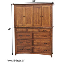 YSF Mission Mule Chest Armoire