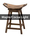 24" Monte Swivel Saddle Bar Stool