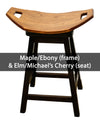 24" Monte Swivel Saddle Bar Stool