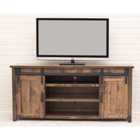 Montego 72" Sliding Barn Door Post TV Console