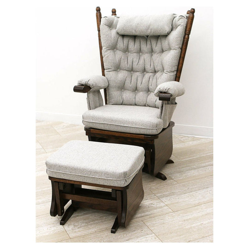 Tiffany Swivel Glider Rocker & Ottoman