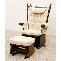 Tiffany Swivel Glider Rocker & Ottoman