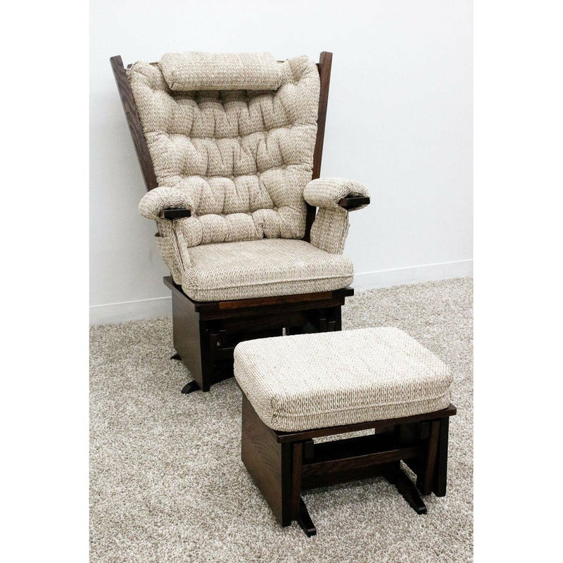 Midland Swivel Glider Rocker & Ottoman