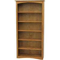 Seattle Solid Wood Bookcase, 72"