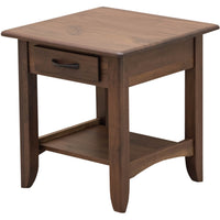 Augusta Large Square Open End Table