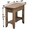 Augusta Small Rectangle Open End Table