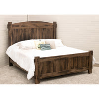 Baltic Roughsawn Bed with Arched Headboard