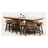 Whiskey Double Barrel Dining Table